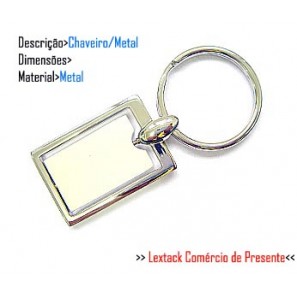 CHAVEIRO EM METAL. TAM: 9x4.4x3CM