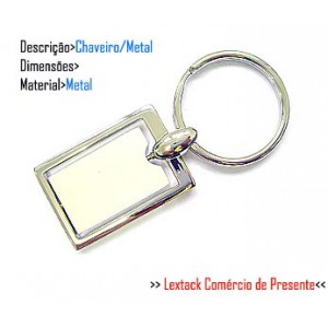 CHAVEIRO EM METAL. TAM: 9x4.4x3CM
