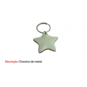 CHAVEIRO EM METAL. TAM:9x6x4CM