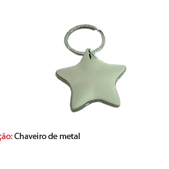 CHAVEIRO EM METAL. TAM:9x6x4CM