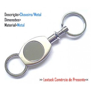 CHAVEIRO EM METAL. TAM:9x4.4x3CM