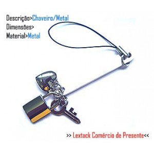 CHAVEIRO EM METAL. TAM:9x5x3CM