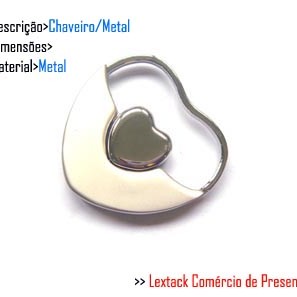 CHAVEIRO EM METAL. TAM:9x4.4x4CM
