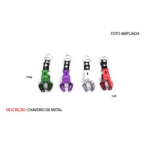 CHAVEIRO EM METAL. TAM:10x6x3CM CHAVEIRO EM METAL. TAM:10x6x3CM