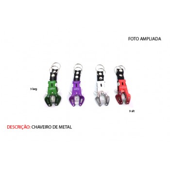 CHAVEIRO EM METAL. TAM:10x6x3CM
