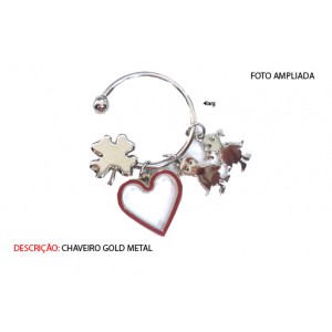 CHAVEIRO EM METAL.. TAM:9x5x2cm CHAVEIRO EM METAL.. TAM:9x5x2cm