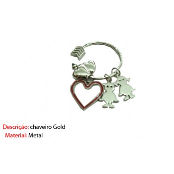 CHAVEIRO EM METAL. TAM:9x4.4x3CM