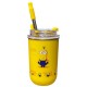 COPO NEO COM CANUDO 500ML MODELO MINIONS REF: 10027004