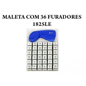 MALETA DE FURADOR C/36 PÇS 1825LE