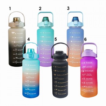 GARRAFA COLORIDA ESPORTIVA EM PLÁSTICO 2000ML  REF: 919030