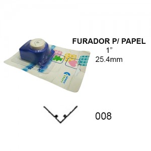 FURADOR 1" (25.4MM) 1820 COR: AZUL FURO: 008 FURADOR 1" (25.4MM) 1820 COR: AZUL FURO: 008