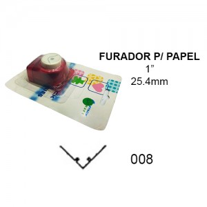 FURADOR 1" (25.4MM) 1820 COR: VERMELHO FURO: 008 FURADOR 1" (25.4MM) 1820 COR: VERMELHO FURO: 008