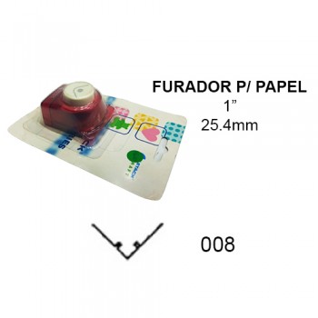 FURADOR 1" (25.4MM) 1820 COR: VERMELHO FURO: 008 FURADOR 1" (25.4MM) 1820 COR: VERMELHO FURO: 008