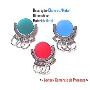 CHAVEIRO EM METAL.. TAM:13x5x1cm