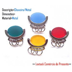 CHAVEIRO EM METAL.. TAM: 8x6x1cm CHAVEIRO EM METAL.. TAM: 8x6x1cm