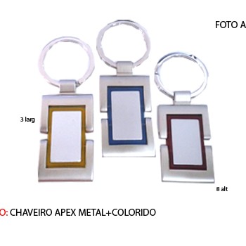CHAVEIRO EM METAL.. TAM: 9x5x3cm