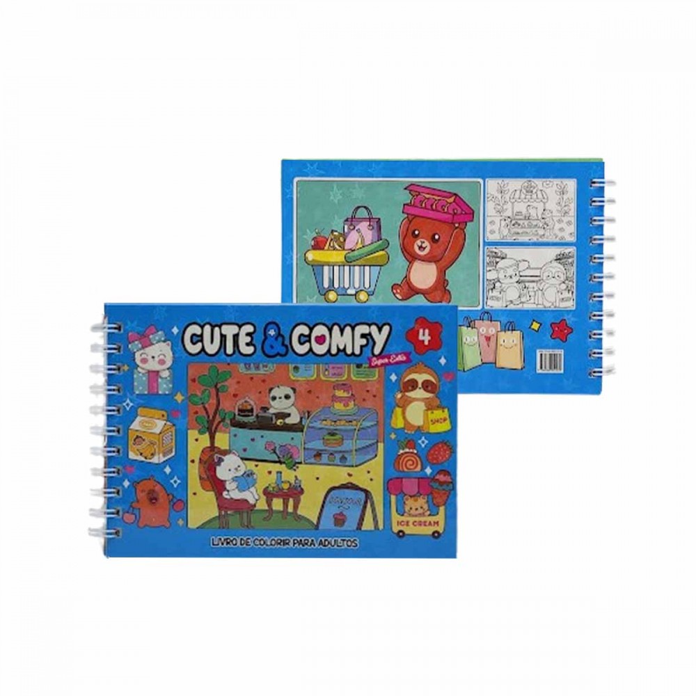 CADERNO DE DESENHO CUTE & COMFY MODELO 4 REF: 9786560952270 CADERNO DE DESENHO CUTE & COMFY MODELO 4 REF: 9786560952270