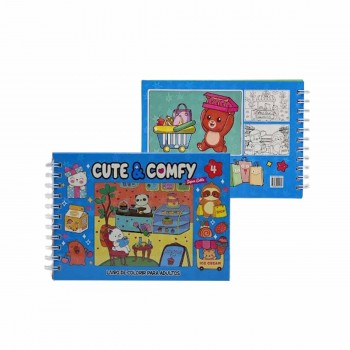 CADERNO DE DESENHO CUTE & COMFY MODELO 4 REF: 9786560952270