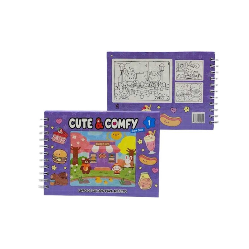 CADERNO DE DESENHO CUTE & COMFY MODELO 1 REF: 9786560952294