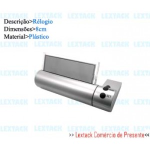 RELÓGIO DE MESA. TAM:8.7X1.9X3.6CM RELÓGIO DE MESA. TAM:8.7X1.9X3.6CM