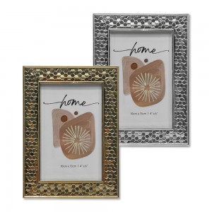 PORTA RETRATO DECORATIVO DE PLÁSTICO E VIDRO 10X15CM REF: AP27-46 PORTA RETRATO DECORATIVO DE PLÁSTICO E VIDRO 10X15CM REF: AP27-46