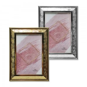 PORTA RETRATO DECORATIVO DE PLÁSTICO E VIDRO 10X15CM REF: AP28-46