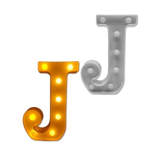 LUMINÁRIA DECORATIVA BRANCA LETRA J EM PLÁSTICO REF: AP6092BR-J LUMINÁRIA DECORATIVA BRANCA LETRA J EM PLÁSTICO REF: AP6092BR-J