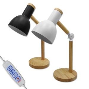LUMINÁRIA DECORATIVA DE MESA COM CABO UBS LED COM BASE DE MADEIRA E METAL REF:APB07T-B LUMINÁRIA DECORATIVA DE MESA COM CABO UBS LED COM BASE DE MADEIRA E METAL REF:APB07T-B