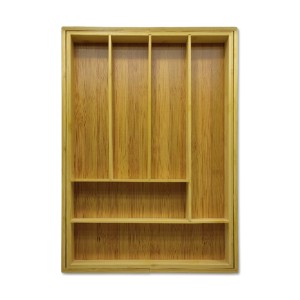 ORGANIZADOR DE GAVETA EXPANSÍVEL EM BAMBU REF: APKF-3T