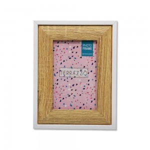 PORTA RETRATO DECORATIVO NO TAMANHO DE 10X15 CM EM MADEIRA MDF E VIDRO. REF: APMD8163-1