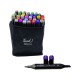 KIT COM 36 CANETAS MARCADORAS DE PONTA DUPLA PROFISSIONAL REF: WH-MKB36 KIT COM 36 CANETAS MARCADORAS DE PONTA DUPLA PROFISSIONAL REF: WH-MKB36