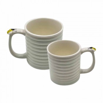 CANECA MODELO ABELHA EM PORCELANA 300ML REF: CANC609