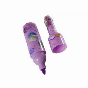 KIT 6 MINI MARCA TEXTO EM PLÁSTICO REF: DL-2028B KIT 6 MINI MARCA TEXTO EM PLÁSTICO REF: DL-2028B