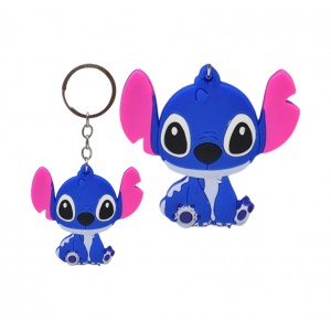 CHAVEIRO MODELO STITCH EM METAL E SILICONE REF: DYG002-ST4 CHAVEIRO MODELO STITCH EM METAL E SILICONE REF: DYG002-ST4