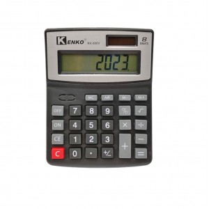 CALCULADORA 8 DIGITOS EM PLÁSTICO  REF: KK-808V
