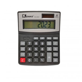CALCULADORA 8 DIGITOS EM PLÁSTICO  REF: KK-808V