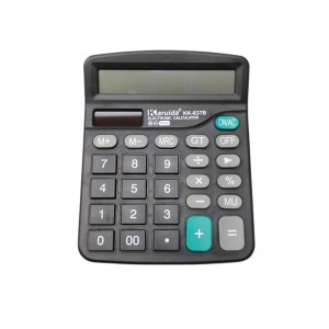 CALCULADORA 8 DIGITOS EM PLÁSTICO  REF: KK837B-12