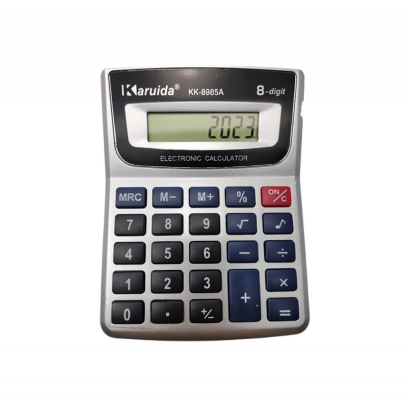 CALCULADORA 8 DIGITOS EM PLÁSTICO  REF: KK8985A