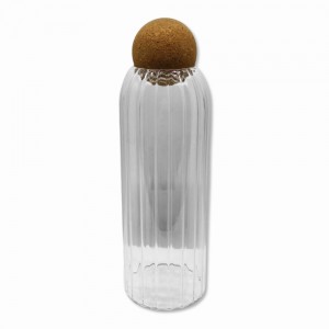 POTE DE VIDRO COM TAMPA EM CORTIÇA 1200ML REF: MAZS25 POTE DE VIDRO COM TAMPA EM CORTIÇA 1200ML REF: MAZS25