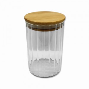 POTE DE VIDRO COM TAMPA EM BAMBU 410ML REF: MAZS812 POTE DE VIDRO COM TAMPA EM BAMBU 410ML REF: MAZS812