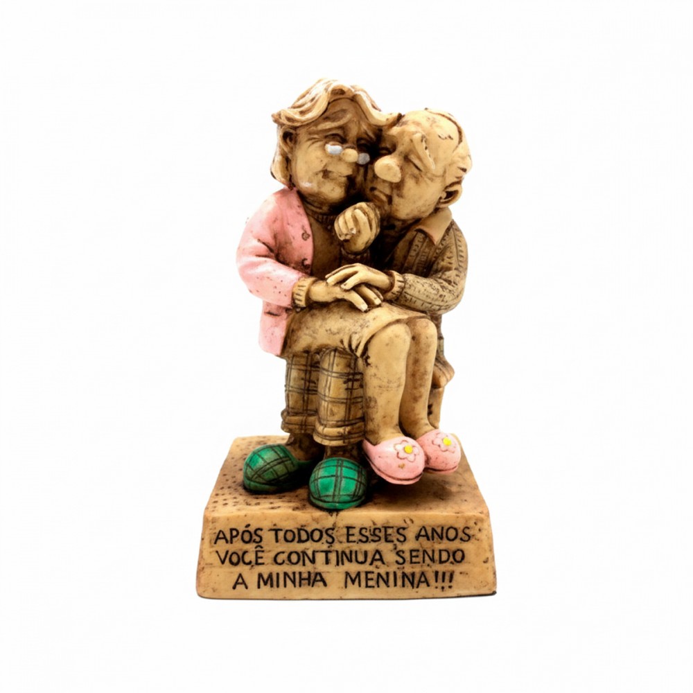 BONECO DE RESINA MODELO CASAL REF: NP212I