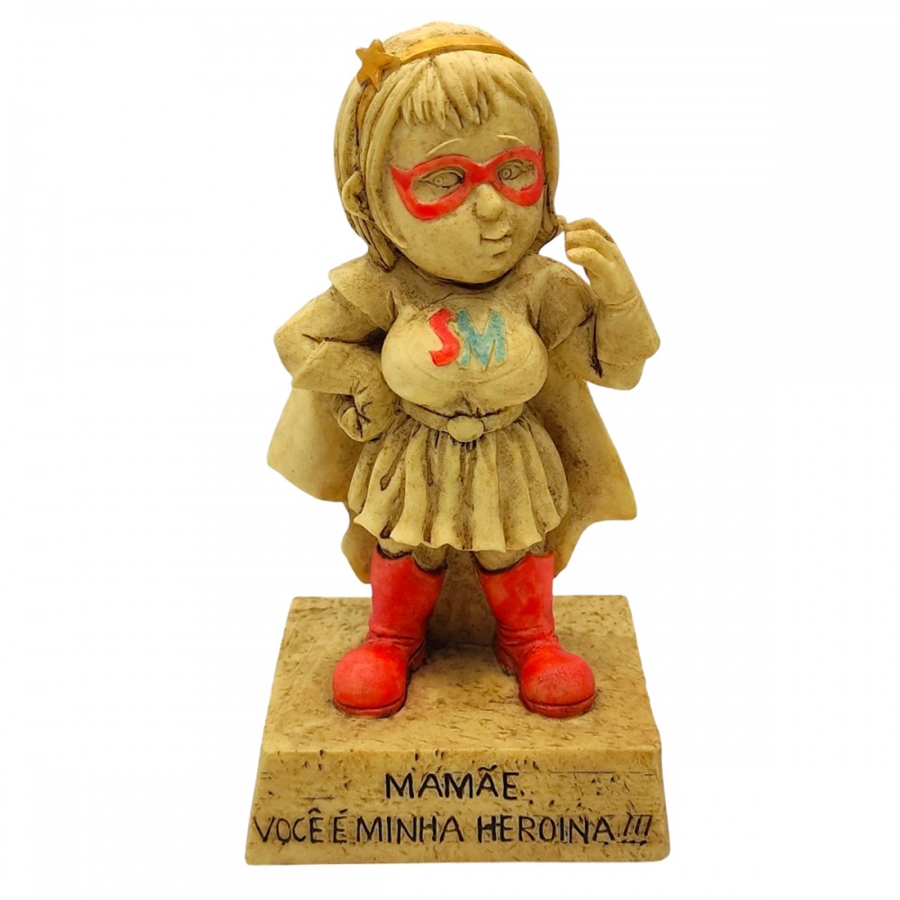 BONECO DE RESINA COM FRASE REF: NP212L