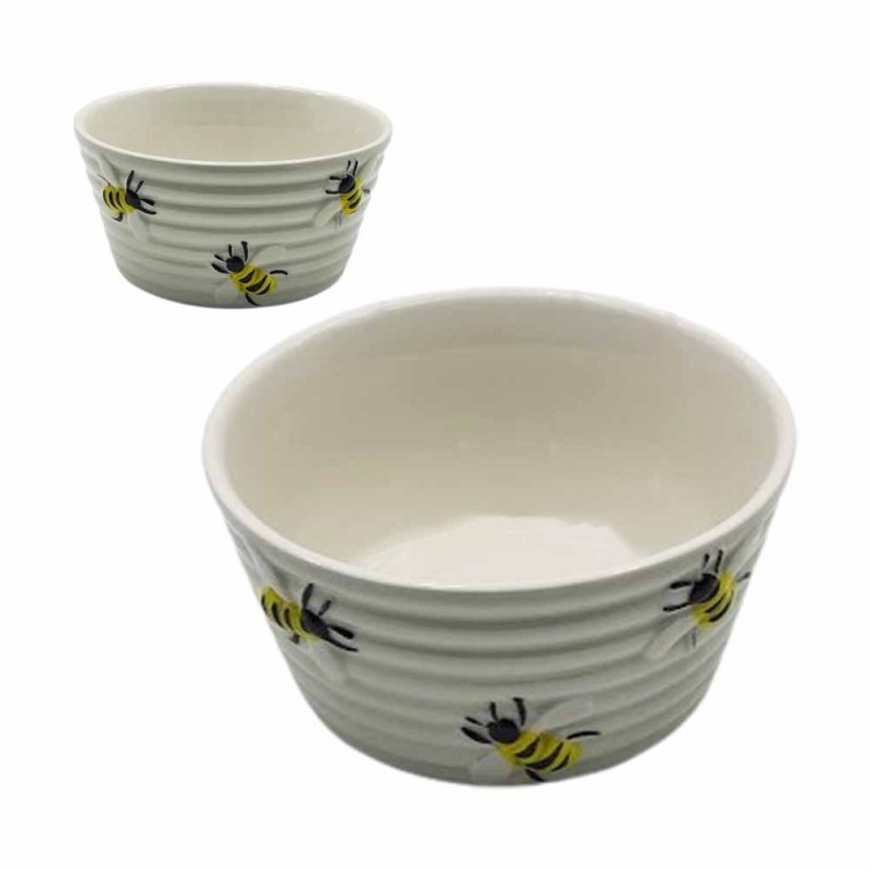 BOWL MODELO ABELHA EM PORCELANA 350ML REF: PCLN269