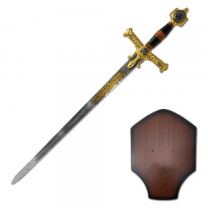 ESPADA MEDIEVAL DECORATIVA EM METAL 120CM REF: PFL4914 ESPADA MEDIEVAL DECORATIVA EM METAL 120CM REF: PFL4914