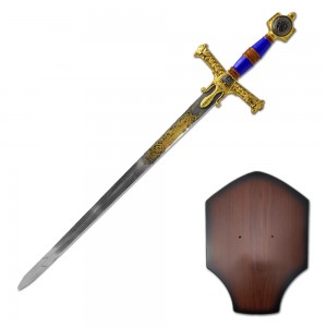 ESPADA MEDIEVAL DECORATIVA EM METAL 120CM REF: PFL4914BL ESPADA MEDIEVAL DECORATIVA EM METAL 120CM REF: PFL4914BL