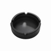 CINZEIRO DE MESA REDONDO EM SILICONE COR PRETO REF: PPS042-A