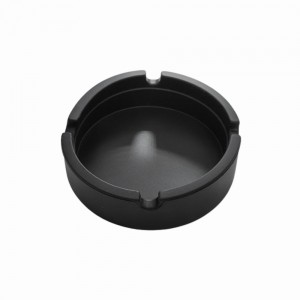 CINZEIRO DE MESA REDONDO EM SILICONE COR PRETO REF: PPS042-A CINZEIRO DE MESA REDONDO EM SILICONE COR PRETO REF: PPS042-A