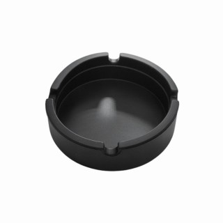 CINZEIRO DE MESA REDONDO EM SILICONE COR PRETO REF: PPS042-A
