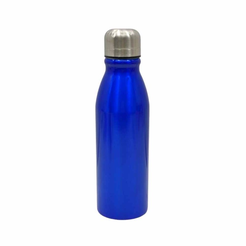 GARRAFA SQUEEZE EM INOX COR AZUL 500ML REF: SK-AL500BL