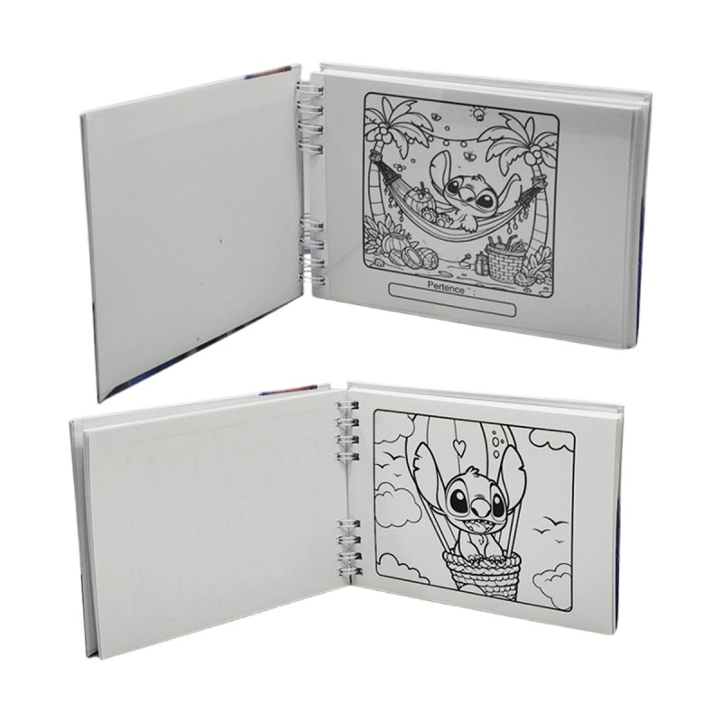 CADERNO DE DESENHO MODELO STITCH CAPA DURA COM ENCADERNAÇÃO EM BROCHURA E PLÁSTICO REF: STIT01 CADERNO DE DESENHO MODELO STITCH CAPA DURA COM ENCADERNAÇÃO EM BROCHURA E PLÁSTICO REF: STIT01